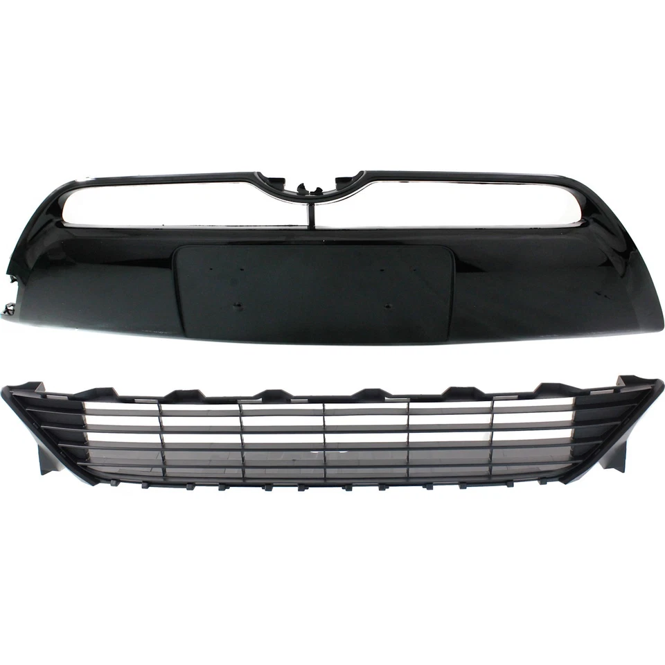 New Bumper Face Bar Grille Upper for Toyota Prius C 15-17 TO1036164, TO1202100 Foto 1 de 4