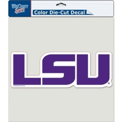 LSU Tigers Decal 8x8 Perfect Cut Color - Image 1 of 1