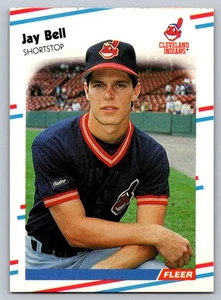 1988 Fleer #602 Jay Bell Cleveland Indians - Picture 1 of 2