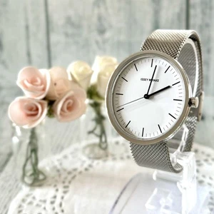 Issey Miyake Ellipse Watch White Battery Replaced Used Genuine - Picture 1 of 4