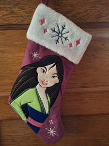 Disney Prinzessin Mulan Weihnachtsstrumpf lila - Bild 1 von 9