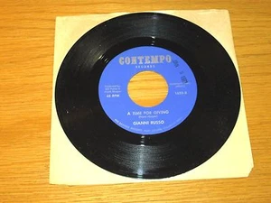 CHRISTMAS 45 RPM - GIANNI RUSSO - CONTEMPO 1623 - "A TIME FOR GIVING" - Imagen 1 de 2