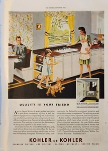 1946 Kohler of Kohler Vintage Ad Quality is your friend - Picture 1 of 1