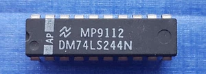 DM74LS244N Semiconductor Chip, IC DIP20 / 20 PINS, Genuine part. - Picture 1 of 1