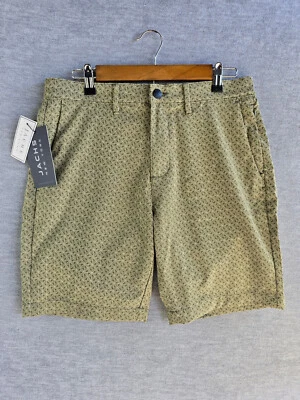 Pantalones Cortos Jachs New York Performance Oliva Talla 30 Geométricos Nuevos con Etiquetas Foto 1 de 4