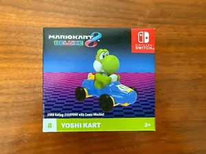 McDonald’s Happy Meal 2024 Mario Kart Deluxe #8 Yoshi Kart Toy New - Picture 1 of 2