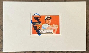 ROY SIEVERS SIGNED 3"X5" INDEX CARD WASHINGTON SENATORS MLB AUTO AUTOGRAPH D2017 - Picture 1 of 1