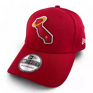 New Era Los Angeles Angels MLB 2023 Clubhouse Red 39Thirty Stretch Fit Hat Cap - Picture 1 of 6