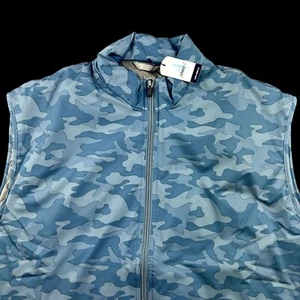 Johnnie-O Military Lightweight Insulated Full Zip Puffer Vest Jacket XL - Picture 1 of 12