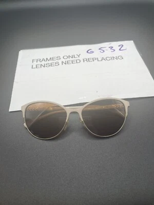 Óculos de sol Vogue autêntico VO4058SB 996/13 bege armação dourada lente marrom 56MM - Imagem 1 de 4