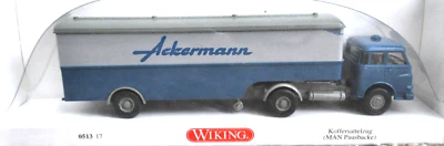 Wiking 0513-17 MAN Pausbacke Truck/Trailer ("Ackermann") - NEW w/BOX - Image 1 of 4
