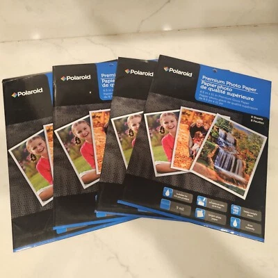 Lot 4 - POLAROID PREMIUM PHOTO GLOSS PAPER 8 SHEETS 32 Total (8.5 in x 11 in) - Image 1 of 2
