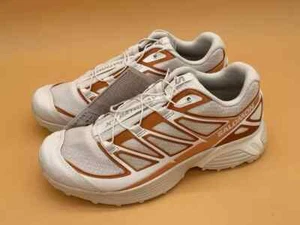 Salomon XT Pathway Metallic Size 8.5 Womens White Copper Casual Shoes nby - Picture 1 of 7