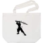 'Ninja' White Shopping Bag (BG00057276)