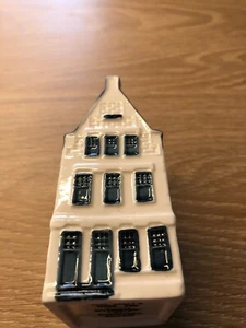 KLM Bols Miniaturhaus Nr. 31 Blau Royal Distilleries Holland Porzellan - Bild 1 von 4