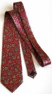 NUOVA NEW PAISLEY 100% POLIESTERE CRAVATTA TIE - Picture 1 of 3