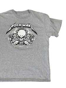 Nike T Shirt UConn Rock Warz Outdoors Skull Bones Tee Large Gray - Picture 1 of 6