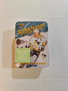 Metallic Impressions Super Mario Lemieux All Metal Collector Trading Cards New - Picture 1 of 2