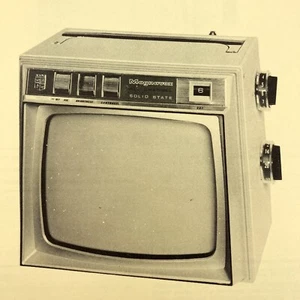 1968 Magnavox TV T/U921-10-10 Wire Schematic Service Manual Vintage Original - Picture 1 of 2