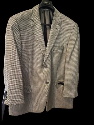 Jaqueta esportiva masculina Arnold Brant blazer de cashmere piano casaco tamanho 46 - Imagem 1 de 4