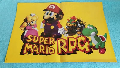 Nintendo - Super Mario RPG - Poster - 42x28cm - Super Nintendo - 1996 - Bild 1 von 3