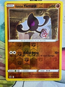 Galarian Yamask Reverse Holo English Pokemon TCG BKT334 - Picture 1 of 1