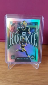 2022 Panini Legacy Christian Watson Silver RC Rookie - Picture 1 of 2