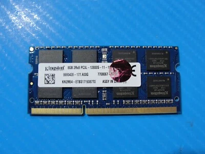 Dell 5488 AIO Kingston 8GB 2Rx8 PC3L-12800S SO-DIMM Memory RAM KN2M64-ETBS - Image 1 of 2