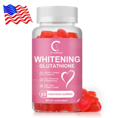 Glutathione Skin Whitening Gummies With Natural Antioxidant Collagen Anti Aging - Image 1 of 4