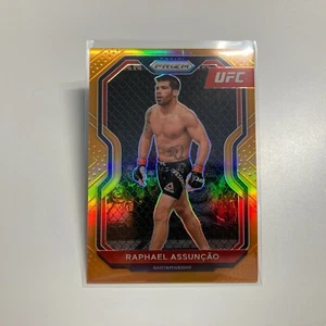 Raphael Assuncao 2021 Panini Prizm UFC Orange Refractor Card 12/99 #99 - Picture 1 of 4