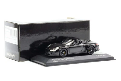 Porsche 911 991 Speedster 2019 Nero Minichamps 410061134 1:43 Black 384 Pz - Immagine 1 di 3
