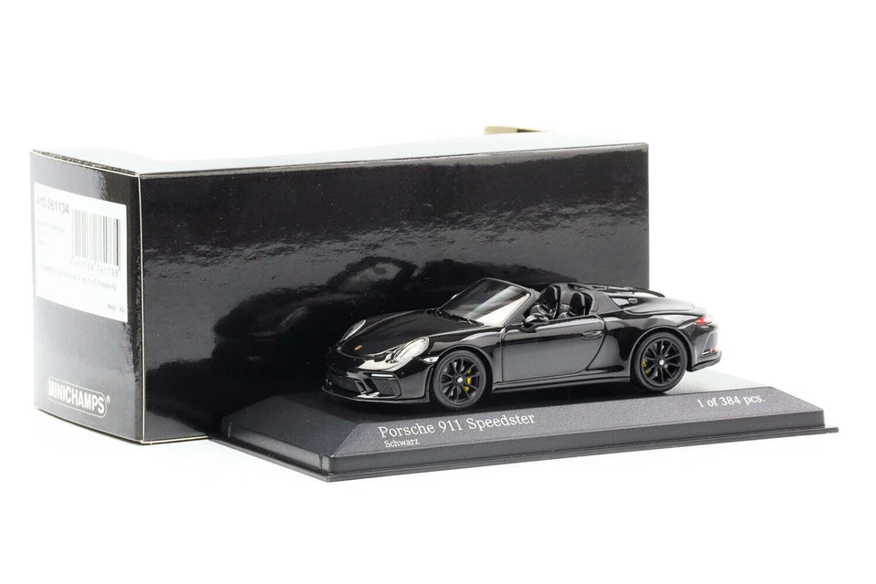 Porsche 911 991 Speedster 2019 Schwarz MINICHAMPS 410061134 1 43 384 Stk.