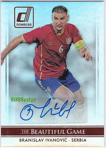 Coche de fútbol Panini Donruss 2015: Branislav Ivanovic - autógrafo Serbia/Chelsea - Imagen 1 de 1