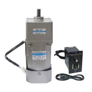 High Toruqe 200W AC 110V/220V Low Speed 7.5-270RPM Electric Geared Reducer Motor - Picture 1 of 8
