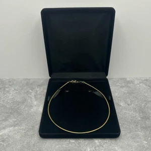Collana Serpente Argento Legato Oro Veronese Italia Nuova Con Etichetta Gioielli Con Scatola - Foto 1 di 12