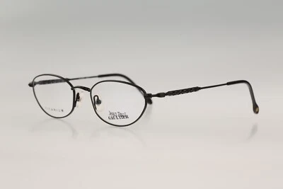 Jean Paul Gaultier 55-0023 Titanio, Años 90 Victoriano Ojo de Gato Monturas Nuevo de Lote Antiguo Foto 1 de 4