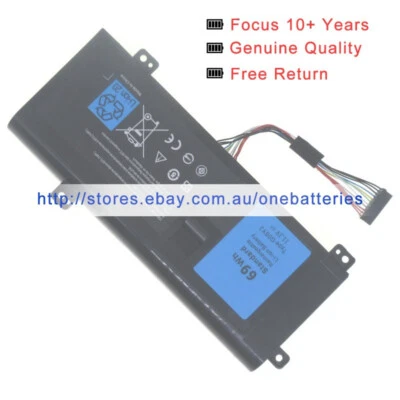 genuine G05YJ Y3PN0 08X70T 8X70T GO5YJ battery for DELL Alienware 14 M14 M14x R3 - Bild 1 von 4
