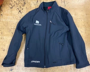 B.C. SPYDER Black Full Zip Fleece Lined Jacket Kids SZ 10 64902 Mammoth Ski Team - Picture 1 of 10