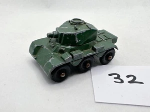 VINTAGE LESNEY MATCHBOX #67A SALADIN ARMOURED CAR 6X6 ARMY MILITARY DIECAST 1959 - Picture 1 of 5