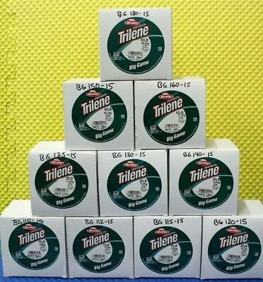 Berkley Trilene Big Game Fishing Line 1lb. Spools Clear BG-15 CHOOSE LINE WEIGHT - Image 1 of 3