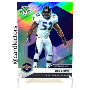 2021 Panini Mosaic Football RAY LEWIS Super Bowl MVPs #290 Silver PRIZM SP MVP - Bild 1 von 2