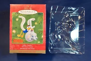 HALLMARK KEEPSAKE ORNAMENT EMPTY BOX ONLY,DISNEY HELLO DUMBO,60TH ANNIVERSARY - Picture 1 of 1