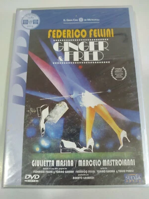 Ginger & Fred Federico Fellini Mastroiani DVD Region 2 Spanish Italian New 2T - Image 1 of 3