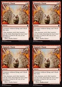 MTG - 4x MAGMATIC CHASM - Dragons of Tarkir (C) - Picture 1 of 1