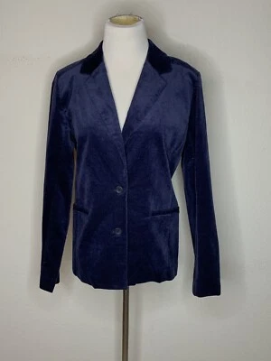 Chaqueta Blazer Eileen Fisher Mujer Cuello Muesca Pana Orgánica Talla 6 Nueva con Etiquetas Foto 1 de 4