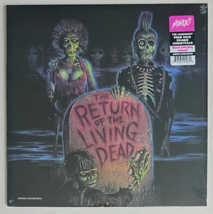 THE RETURN OF THE LIVING DEAD * MONDO LIMITED BRAINS VINYL SOUNDTRACK * BN & OOP - Picture 1 of 5