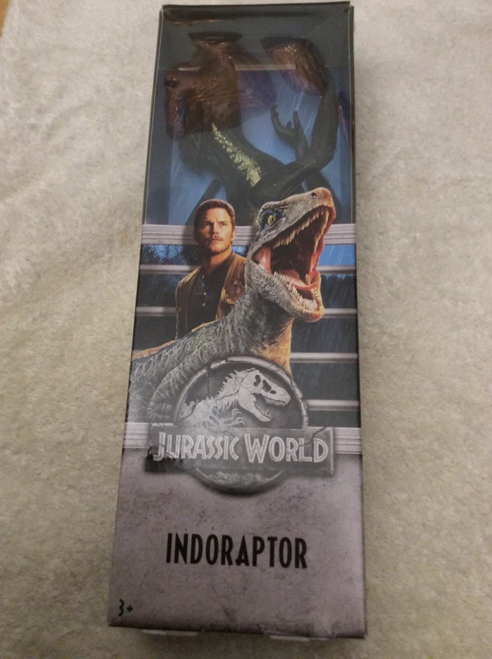 Jurassic World Indoraptor, raro básico 12 en dinosaurio, parque jurásico Foto 1 de 4