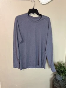Lululemon Long Sleeve Swifty Pullover Purple Ash Men Size L R26 - Picture 1 of 6