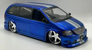 Chrysler Town & Country CAND BLUE – Jada Dub City 1:24 Scale Die-cast "MAYA" - Picture 1 of 17