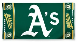 MLB Oakland Athletics Horizontal Logo Beach Towel 30"x60" WinCraft - Picture 1 of 1